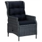 vidaXL Set de comedor para jardín 7 piezas ratán sintético gris oscuro vidaXL Set de comedor para jardín 7 piezas ratán sintético gris oscuro