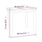 vidaXL Juego de comedor para jardín 3 pzas madera maciza de teca vidaXL Juego de comedor para jardín 3 pzas madera maciza de teca