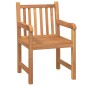 vidaXL Juego de comedor de jardín 4 piezas madera maciza de teca vidaXL Juego de comedor de jardín 4 piezas madera maciza de teca