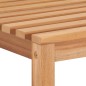 vidaXL Juego de comedor de jardín 4 piezas madera maciza de teca