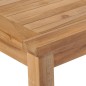 vidaXL Juego de comedor de jardín 4 piezas madera maciza de teca