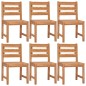 vidaXL Juego de comedor de jardín 7 piezas madera maciza de teca vidaXL Juego de comedor de jardín 7 piezas madera maciza de teca