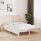 vidaXL Estructura de cama madera maciza de pino 140x200 cm vidaXL Estructura de cama madera maciza de pino 140x200 cm