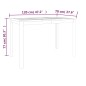 vidaXL Juego de comedor de jardín 7 piezas madera maciza de teca vidaXL Juego de comedor de jardín 7 piezas madera maciza de teca