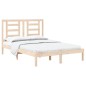 vidaXL Estructura de cama madera maciza de pino 140x200 cm vidaXL Estructura de cama madera maciza de pino 140x200 cm
