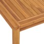 vidaXL Juego de comedor para jardín 5 piezas madera maciza de teca