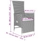 vidaXL Set comedor de jardín 9 pzas con cojines ratán sintético beige vidaXL Set comedor de jardín 9 pzas con cojines ratán sintético beige