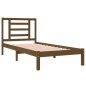 vidaXL Estructura de cama madera maciza de pino marrón miel 100x200 cm vidaXL Estructura de cama madera maciza de pino marrón miel 100x200 cm