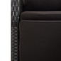 vidaXL Juego comedor jardín 3 pzas madera acacia ratán sintético negro vidaXL Juego comedor jardín 3 pzas madera acacia ratán sintético negro