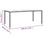 vidaXL Set comedor de jardín 7 pzas con cojines ratán sintético beige