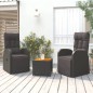 vidaXL Juego muebles jardín 3 pzas madera acacia ratán sintético negro vidaXL Juego muebles jardín 3 pzas madera acacia ratán sintético negro