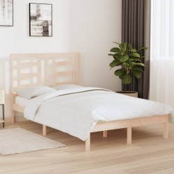 vidaXL Estructura de cama madera maciza de pino 120x200 cm
