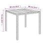 vidaXL Set comedor de jardín 5 piezas con cojines ratán sintético gris vidaXL Set comedor de jardín 5 piezas con cojines ratán sintético gris