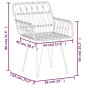 vidaXL Juego de comedor de jardín 9 piezas ratán sintético negro vidaXL Juego de comedor de jardín 9 piezas ratán sintético negro
