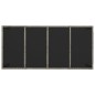 vidaXL Set comedor jardín 9 pzas y cojines ratán sintético gris vidaXL Set comedor jardín 9 pzas y cojines ratán sintético gris