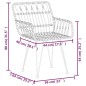 vidaXL Juego de comedor de jardín 9 piezas ratán sintético negro vidaXL Juego de comedor de jardín 9 piezas ratán sintético negro