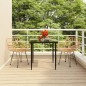 vidaXL Juego de comedor de jardín 3 piezas ratán sintético vidaXL Juego de comedor de jardín 3 piezas ratán sintético
