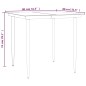 vidaXL Juego de comedor de jardín 3 piezas ratán sintético vidaXL Juego de comedor de jardín 3 piezas ratán sintético