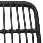 vidaXL Juego de comedor de jardín 7 piezas ratán sintético negro vidaXL Juego de comedor de jardín 7 piezas ratán sintético negro