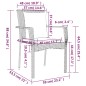 vidaXL Set comedor jardín 7 pzas y cojines ratán sintético gris vidaXL Set comedor jardín 7 pzas y cojines ratán sintético gris