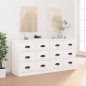 vidaXL Aparadores 2 piezas madera contrachapada blanco vidaXL Aparadores 2 piezas madera contrachapada blanco