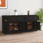 vidaXL Aparadores 2 uds madera contrachapada negro vidaXL Aparadores 2 uds madera contrachapada negro