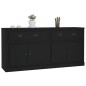 vidaXL Aparadores 2 uds madera contrachapada negro vidaXL Aparadores 2 uds madera contrachapada negro