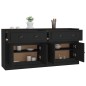 vidaXL Aparadores 2 uds madera contrachapada negro vidaXL Aparadores 2 uds madera contrachapada negro