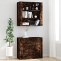 vidaXL Aparador alto madera contrachapada roble ahumado vidaXL Aparador alto madera contrachapada roble ahumado
