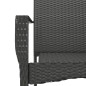 vidaXL Set de comedor de jardín 9 pzas y cojines ratán sintético negro vidaXL Set de comedor de jardín 9 pzas y cojines ratán sintético negro