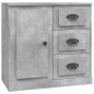 vidaXL Aparadores 3 piezas madera contrachapada gris hormigón vidaXL Aparadores 3 piezas madera contrachapada gris hormigón