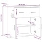 vidaXL Aparador alto madera contrachapada roble ahumado vidaXL Aparador alto madera contrachapada roble ahumado