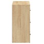 vidaXL Aparadores 2 piezas madera contrachapada color roble sonoma vidaXL Aparadores 2 piezas madera contrachapada color roble sonoma
