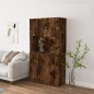 vidaXL Aparador alto madera contrachapada roble ahumado vidaXL Aparador alto madera contrachapada roble ahumado