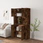 vidaXL Aparador alto madera contrachapada roble ahumado vidaXL Aparador alto madera contrachapada roble ahumado