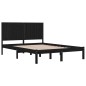 vidaXL Estructura de cama madera maciza Super King negro 180x200 cm vidaXL Estructura de cama madera maciza Super King negro 180x200 cm