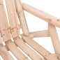 vidaXL Juego de muebles de jardín 5 piezas madera maciza de abeto vidaXL Juego de muebles de jardín 5 piezas madera maciza de abeto