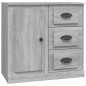 vidaXL Aparadores 3 piezas madera contrachapada gris Sonoma vidaXL Aparadores 3 piezas madera contrachapada gris Sonoma