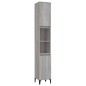 vidaXL Set de muebles de baño 3 pzas madera contrachapada gris sonoma vidaXL Set de muebles de baño 3 pzas madera contrachapada gris sonoma
