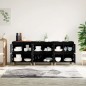 vidaXL Aparadores 3 uds madera contrachapada negro 60x35x70 cm vidaXL Aparadores 3 uds madera contrachapada negro 60x35x70 cm