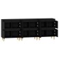 vidaXL Aparadores 3 uds madera contrachapada negro 60x35x70 cm vidaXL Aparadores 3 uds madera contrachapada negro 60x35x70 cm