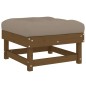 vidaXL Juego muebles jardín 8 pzas y cojines madera maciza marrón miel vidaXL Juego muebles jardín 8 pzas y cojines madera maciza marrón miel
