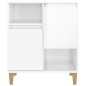 vidaXL Aparadores 2 uds madera contrachapada blanco brillo 60x35x70 cm vidaXL Aparadores 2 uds madera contrachapada blanco brillo 60x35x70 cm