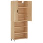 vidaXL Aparador alto madera contrachapada color roble 69,5x34x180 cm vidaXL Aparador alto madera contrachapada color roble 69,5x34x180 cm