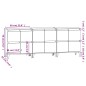 vidaXL Aparadores 3 uds madera contrachapada blanco brillo 60x35x70 cm vidaXL Aparadores 3 uds madera contrachapada blanco brillo 60x35x70 cm