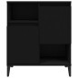 vidaXL Aparadores 2 uds madera contrachapada negro 60x35x70 cm vidaXL Aparadores 2 uds madera contrachapada negro 60x35x70 cm