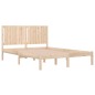 vidaXL Estructura de cama madera maciza 150x200 cm vidaXL Estructura de cama madera maciza 150x200 cm