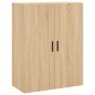 vidaXL Aparador alto madera contrachapada color roble 69,5x34x180 cm vidaXL Aparador alto madera contrachapada color roble 69,5x34x180 cm