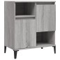 vidaXL Aparadores 3 uds madera contrachapada gris Sonoma 60x35x70 cm