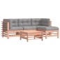 vidaXL Juego de muebles jardín 5 pzas y cojines madera abeto Douglas vidaXL Juego de muebles jardín 5 pzas y cojines madera abeto Douglas